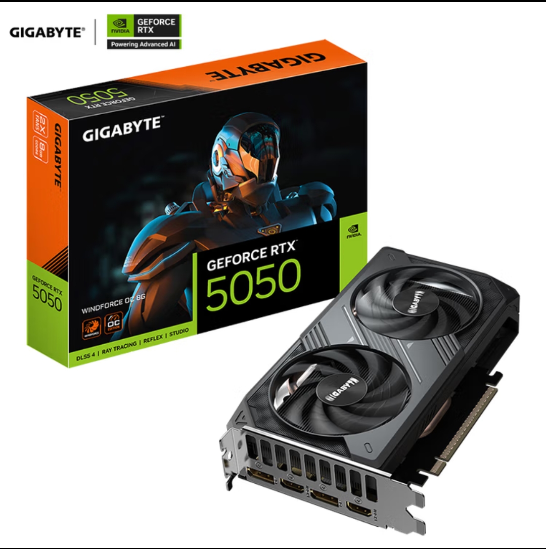 技嘉RTX5050 显卡图片